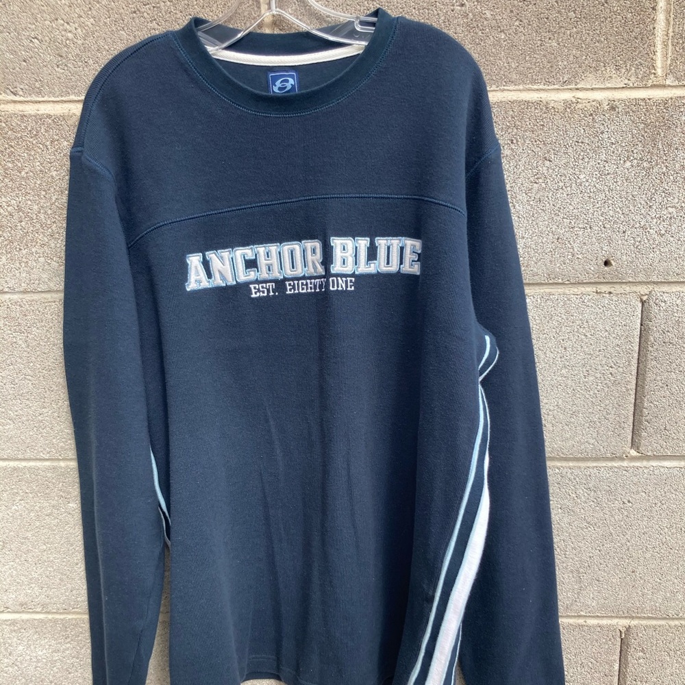 Anchor blue sweater men’s XL